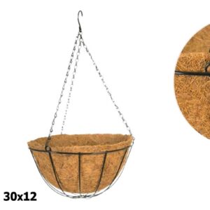 Vaso de Coco Suspenso 30x12cm