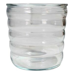 Vaso em Vidro Transparente 13x13cm