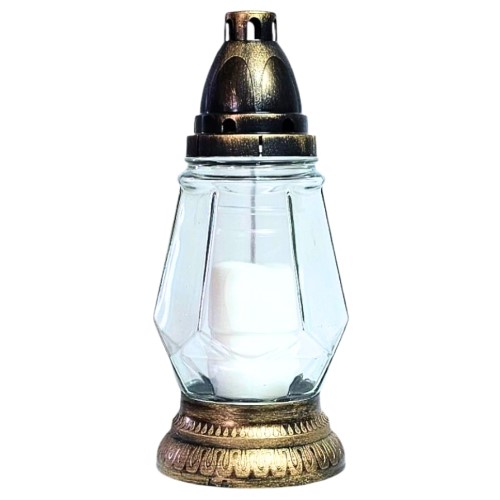 Candeeiro de Vidro com Tampa - Recarga P195