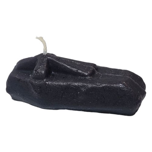 Vela Figura Caixão - Preto