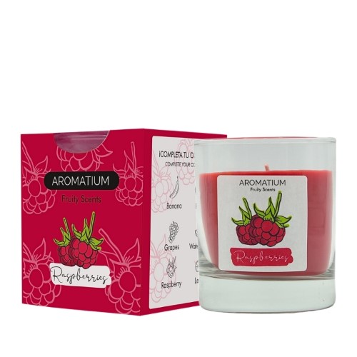 Vela Perfumada em Copo de Vidro - Framboesa