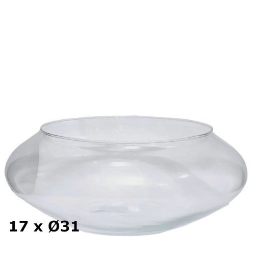 Bolacheira Grande em Vidro 30x15cm