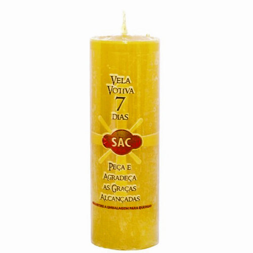 Vela Votiva 7Dias - Amarelo
