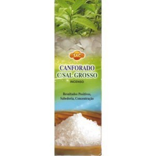 Incenso SAC em Vareta - Canforado com Sal Grosso