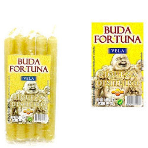 Velas Ritual SAC - Buda da Fortuna, Amarelo