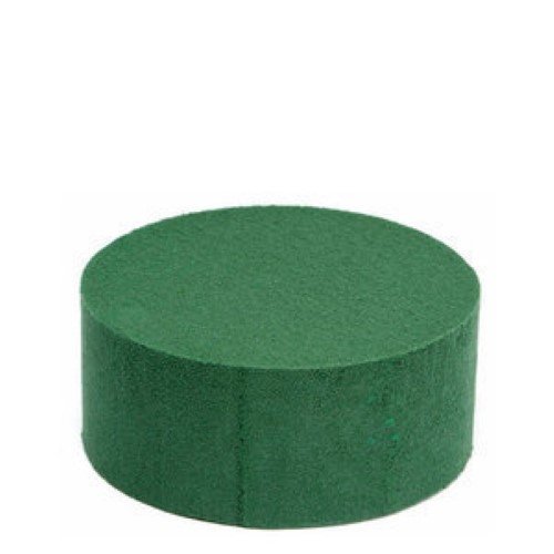 Esponja Floral Redonda para Flores Naturais - 17cm x 7cm