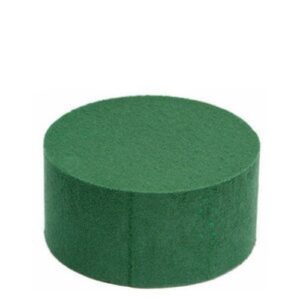 Esponja Floral Redonda para Flores Naturais - 17cm x 9cm