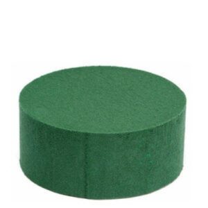 Esponja Floral Redonda para Flores Naturais - 19cm x 9cm