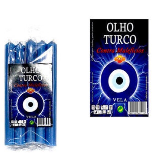 Velas Ritual SAC - Olho Turco, Azul