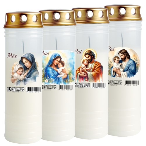 Círio Vela 7 DIAS - Sortido (Pai / Mãe)