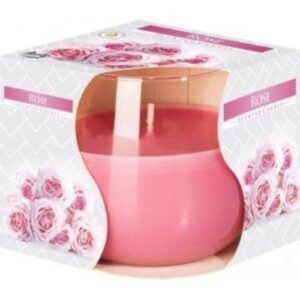 Vela Perfumada em Copo de Vidro - 078 Rosas