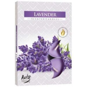 Velas Tealight Perfumadas - Pack 6, 079 Lavanda