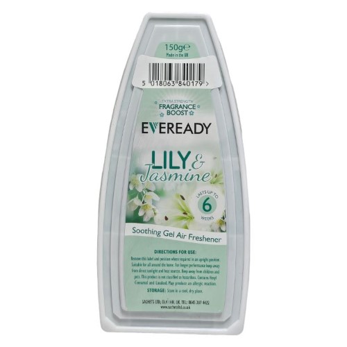 Gel Ambientador Eveready 150ml - Lírio e Jasmim