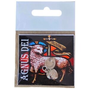 Amuleto em Metal - Agnus Dei