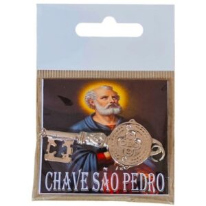 Amuleto em Metal - Chave de São Pedro
