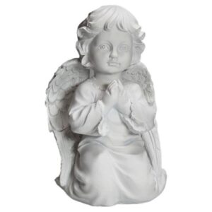 Anjo Ajoelhado em Resina 20cm
