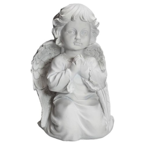 Anjo Ajoelhado em Resina 20cm