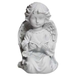 Anjo Ajoelhado em Resina 15cm