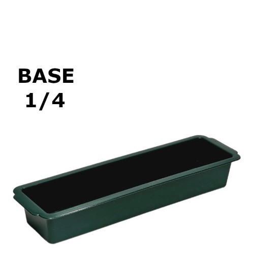 Base estreita retangular para suportar esponja floral, de cor neutra, elegante e funcional para trabalhos florais