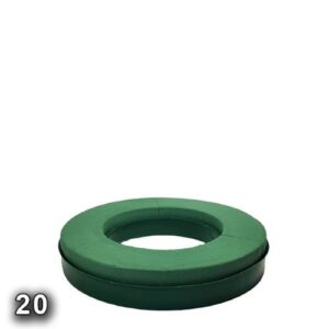 Coroa com Esponja Floral 20cm