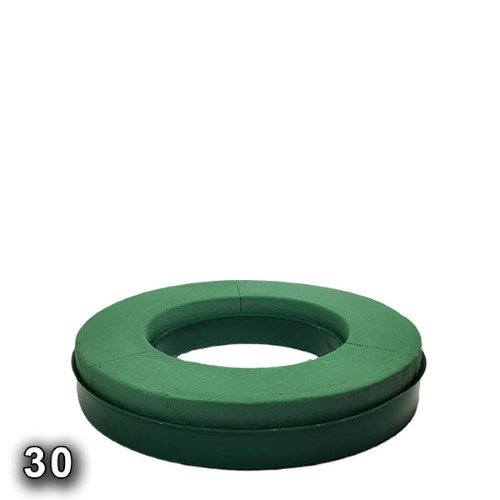 Coroa com Esponja Floral 30cm