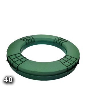 Coroa com Esponja Floral 40cm