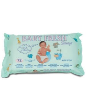 Toalhitas Húmidas Baby Fresh com Aloe Vera - 72 Unidades