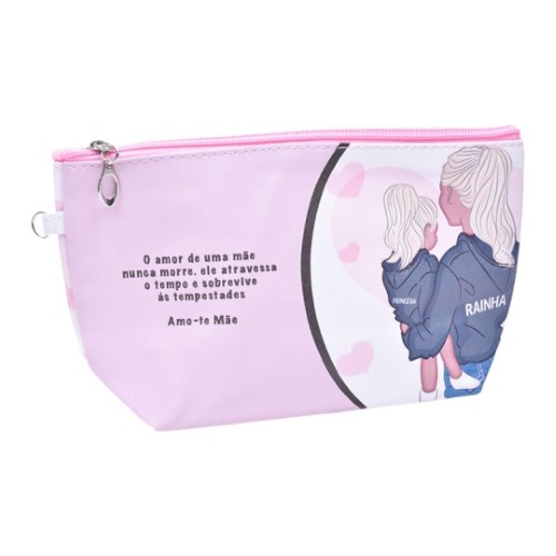 Bolsa Necessaire com Poema 23,5x13x5,5cm - Mãe