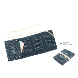 Bolsa em Tecido para Baralho Tarot 39x17,5cm - Lua