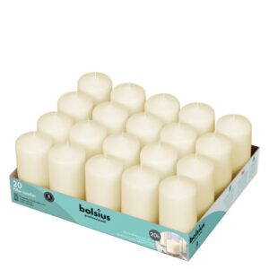 Vela para Eventos 10x4,8cm - Marfim, 20h de Duração