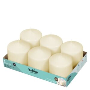 Vela para Eventos 10x9,8cm - Marfim, 70h de Duração