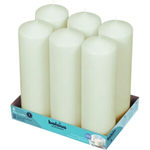 Vela para Eventos 25x7,8cm - Branco, 122h de Duração