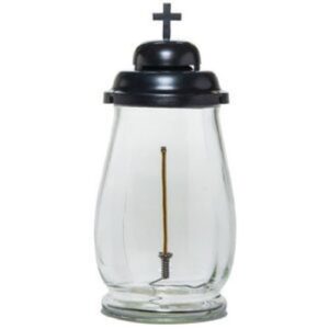 Candeeiro de Vidro Bracara para Cera Líquida