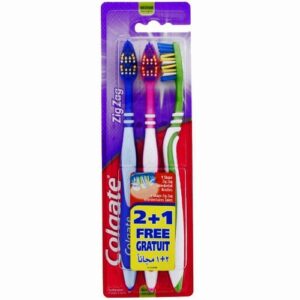 Escova de Dentes Colgate - Zig Zag, Pack 3