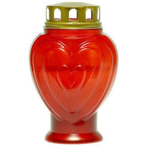 Círio Vela Coração - Vermelho