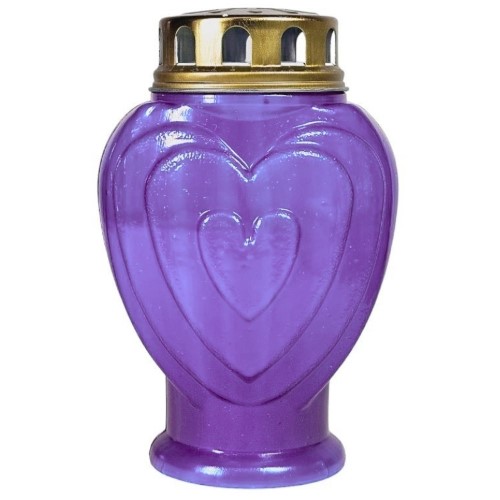 Círio Vela Coração - Lilás