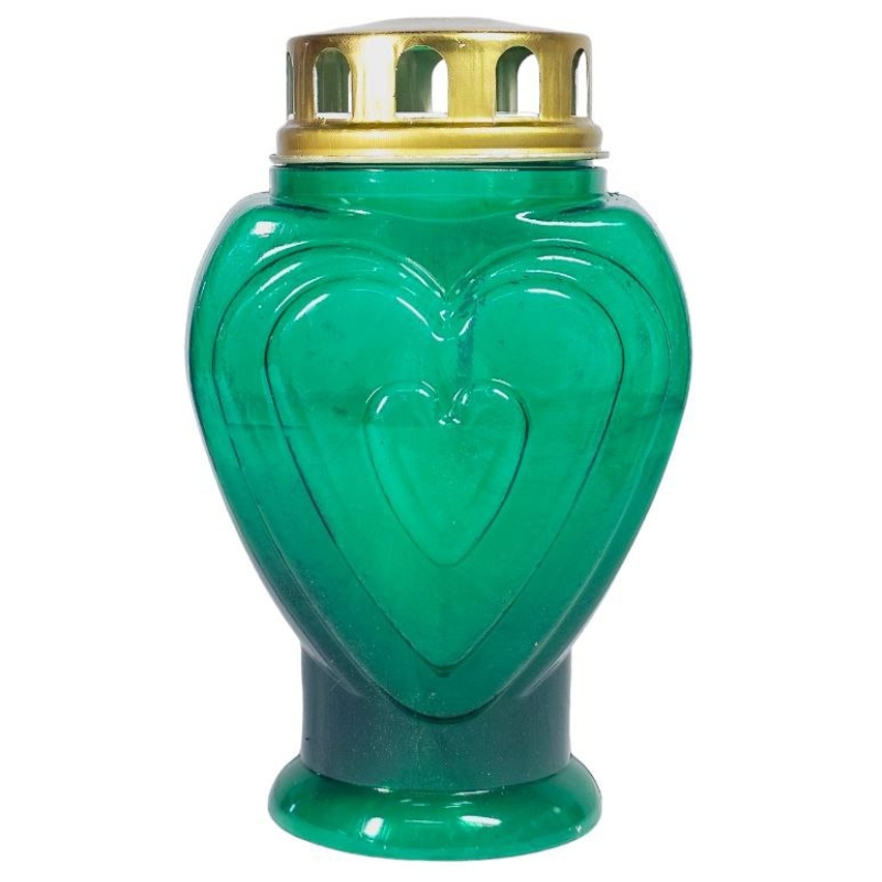 Círio Vela Coração - Verde