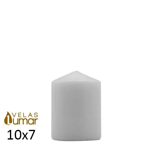 Vela Decorativa 10x7cm - Branco