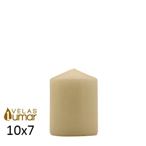 Vela Decorativa 10x7cm - Creme