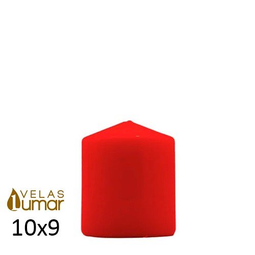 Vela Decorativa 10x9cm - Vermelho