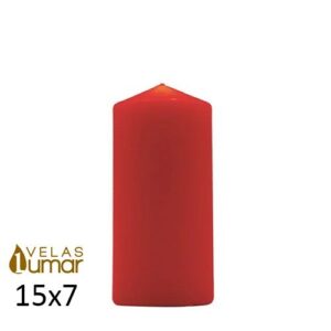 Vela Decorativa 15x7cm - Vermelho