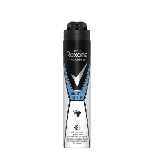 Desodorizante Spray Rexona Men 200ml - Invisible Ice Fresh