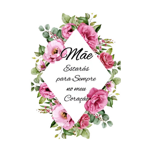 Etiqueta Decorativa para Velas - 221 Mãe