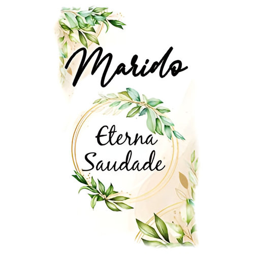 Etiqueta Decorativa para Velas - 246 Marido