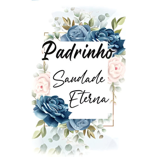 Etiqueta Decorativa para Velas - 264 Padrinho
