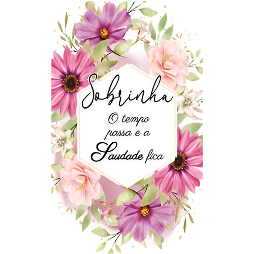 Etiqueta Decorativa para Velas - 268 Sobrinha