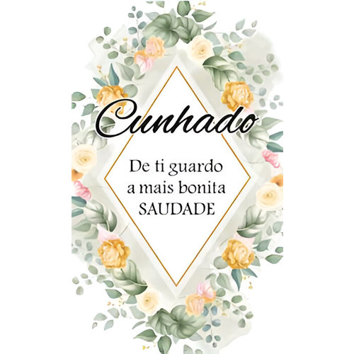 Etiqueta Decorativa para Velas - 275 Cunhado