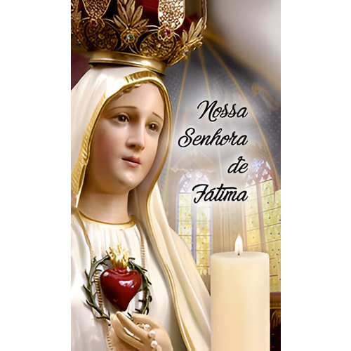 Etiqueta Decorativa para Velas - 281 Nossa Senhora de Fátima