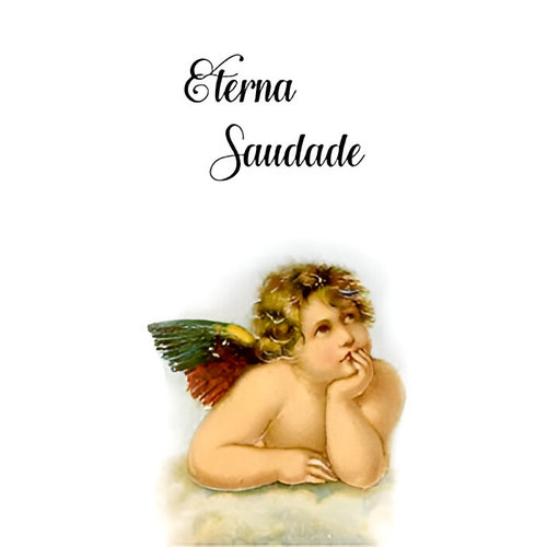 Etiqueta Decorativa para Velas - 288 Anjo