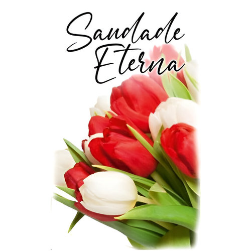 Etiqueta Decorativa para Velas - 291 Eterna Saudade